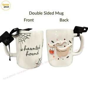 NWT Rae Dunn X Nightmare Before Xmas HAUNTED HOUND w/ ZERO Doubled Sided Mug